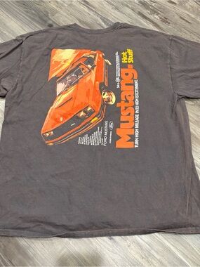 Vintage Ford Mustang Hot Stuff Sat. Night Sizzle Graphic Tshirt SZ XL